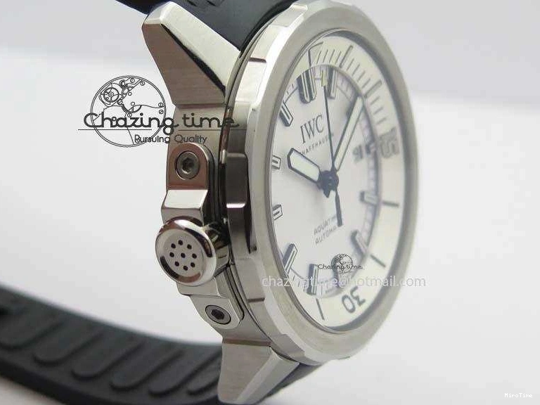 MIROTIME 0501 TechFriendly Aquatimer Automatic SS IW329003 V6F 1:1 Best Edition On Black Rubber Strap MIYOTA 7271